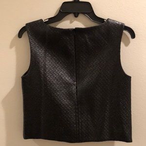 Banana Republic Soft Pleather Vest